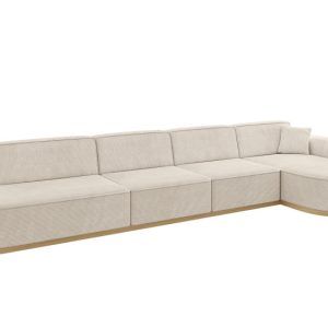 Narożnik prawostronny bez funkcji spania MARI-L3-v2 413x171x83 cm Beżowy 729309 Narożnik prawostronny bez funkcji spania MARI-L3-v2 413x171x83 cm Beżowy 729309