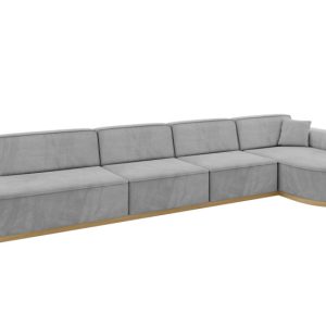 Narożnik prawostronny bez funkcji spania MARI-L3-v2 413x171x83 cm Szary 729337 Narożnik prawostronny bez funkcji spania MARI-L3-v2 413x171x83 cm Szary 729337