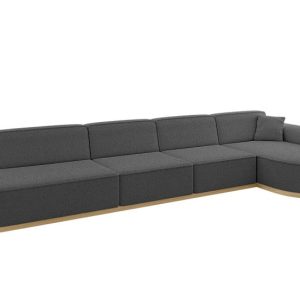 Narożnik prawostronny bez funkcji spania MARI-L3-v2 413x171x83 cm Szary 729236 Narożnik prawostronny bez funkcji spania MARI-L3-v2 413x171x83 cm Szary 729236
