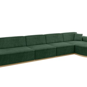 Narożnik prawostronny bez funkcji spania MARI-L3-v2 413x171x83 cm Zielony 729410 Narożnik prawostronny bez funkcji spania MARI-L3-v2 413x171x83 cm Zielony 729410