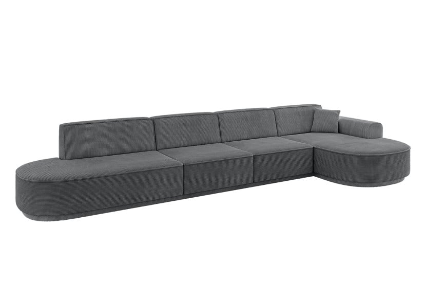 Narożnik prawostronny bez funkcji spania MARI-L3-v3 413x171x83 Ciemnoszary 769469