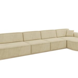 Narożnik prawostronny bez funkcji spania MARI-L3-v3 413x171x83 cm Beżowy 769406 Narożnik prawostronny bez funkcji spania MARI-L3-v3 413x171x83 cm Beżowy 769406