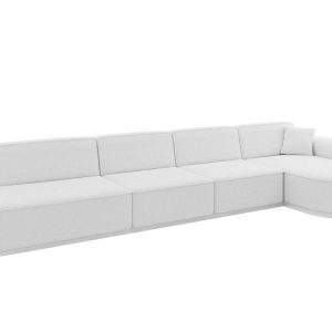 Narożnik prawostronny bez funkcji spania MARI-L3-v3 413x171x83 cm Biały 769402 Narożnik prawostronny bez funkcji spania MARI-L3-v3 413x171x83 cm Biały 769402
