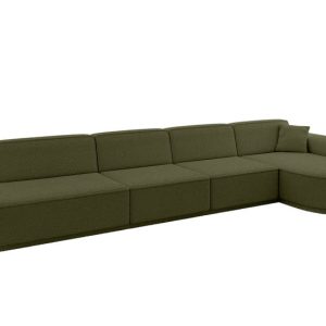 Narożnik prawostronny bez funkcji spania MARI-L3-v3 413x171x83 cm Zielony 769447 Narożnik prawostronny bez funkcji spania MARI-L3-v3 413x171x83 cm Zielony 769447