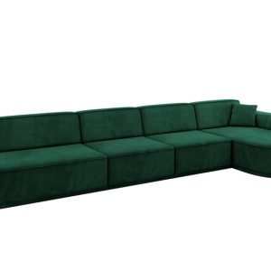 Narożnik prawostronny bez funkcji spania MARI-L3-v3 413x171x83 cm Zielony 769487 Narożnik prawostronny bez funkcji spania MARI-L3-v3 413x171x83 cm Zielony 769487