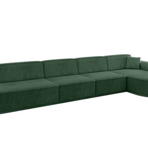 Narożnik prawostronny bez funkcji spania MARI-L3-v3 413x171x83 cm Zielony 769410 Narożnik prawostronny bez funkcji spania MARI-L3-v3 413x171x83 cm Zielony 769410