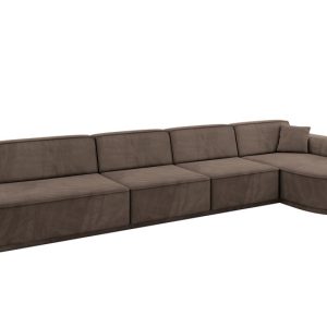 Narożnik prawostronny bez funkcji spania MARI-L3-v3 413x171x83cm Brązowy 769475 Narożnik prawostronny bez funkcji spania MARI-L3-v3 413x171x83cm Brązowy 769475