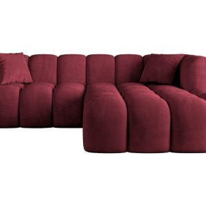 Narożnik prawostronny bez funkcji spania OLEA-L1 – 231x173x74 Bordowy 801219 Narożnik prawostronny bez funkcji spania OLEA-L1 – 231x173x74 Bordowy 801219