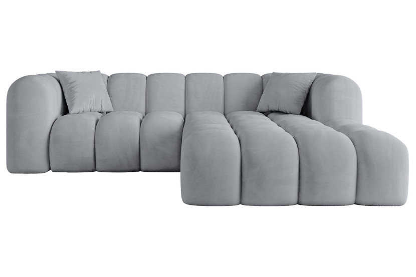 Narożnik prawostronny bez funkcji spania OLEA-L1 - 231x173x74 Szary 801202