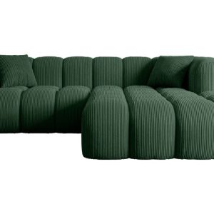 Narożnik prawostronny bez funkcji spania OLEA-L1 – 231x173x74 Zielony 526758 Narożnik prawostronny bez funkcji spania OLEA-L1 – 231x173x74 Zielony 526758