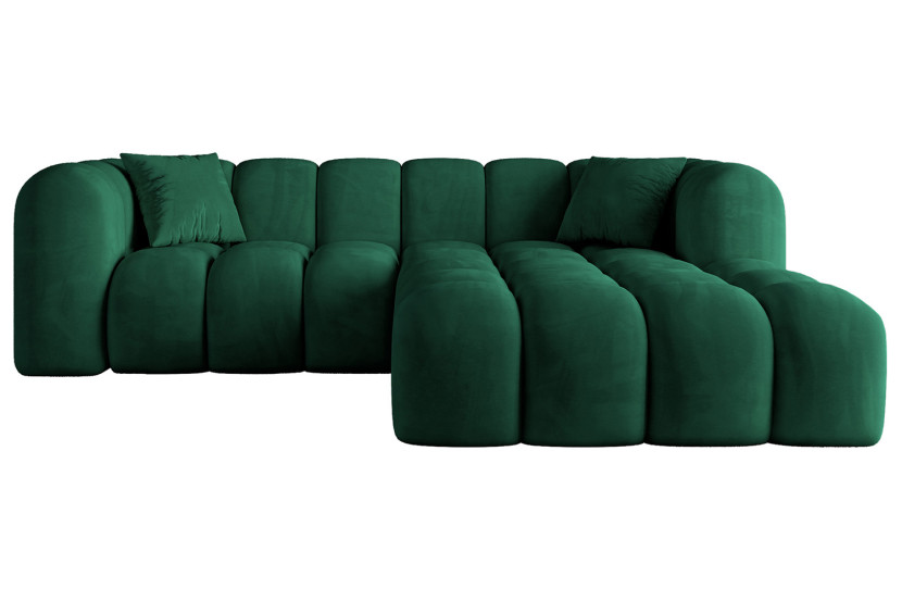 Narożnik prawostronny bez funkcji spania OLEA-L1 - 231x173x74 Zielony 801037