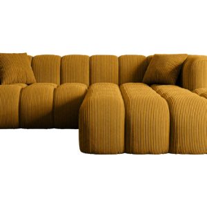Narożnik prawostronny bez funkcji spania OLEA-L1 – 231x173x74 Żółty 526756 Narożnik prawostronny bez funkcji spania OLEA-L1 – 231x173x74 Żółty 526756