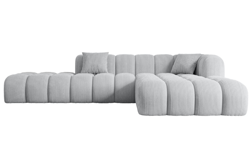 Narożnik prawostronny bez funkcji spania OLEA-L2 - 289x176x71 Szary 525334