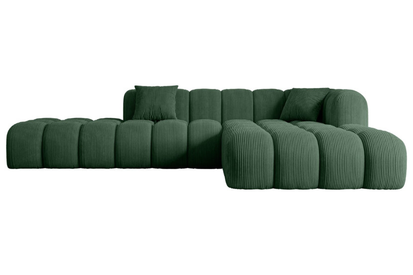 Narożnik prawostronny bez funkcji spania OLEA-L2 - 289x176x71 Zielony 525315