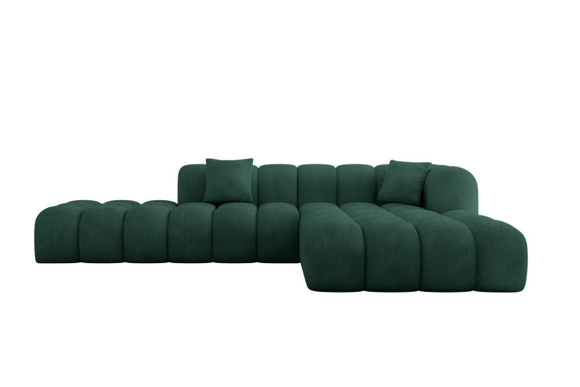 Narożnik prawostronny bez funkcji spania OLEA-L2 - 289x176x71 Zielony 801035