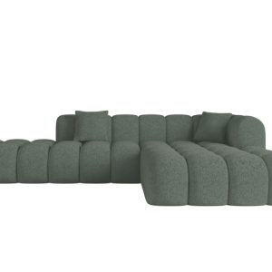 Narożnik prawostronny bez funkcji spania OLEA-L2 289x176x71cm Zielony 1066544 Narożnik prawostronny bez funkcji spania OLEA-L2 289x176x71cm Zielony 1066544