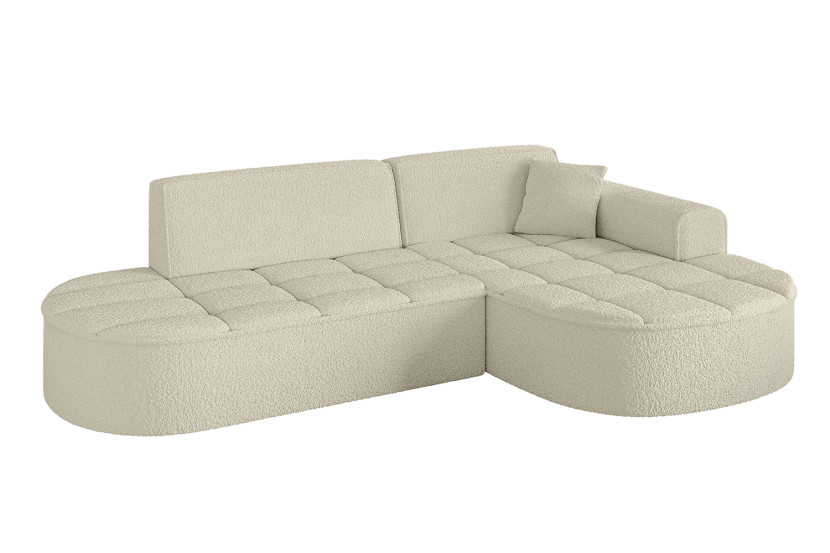 Narożnik prawostronny bez funkcji spania TARO-L1 - 243x171x79,5 Beżowy 800202