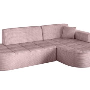 Narożnik prawostronny bez funkcji spania TARO-L1 – 243x171x79,5 Różowy 800293 Narożnik prawostronny bez funkcji spania TARO-L1 – 243x171x79,5 Różowy 800293
