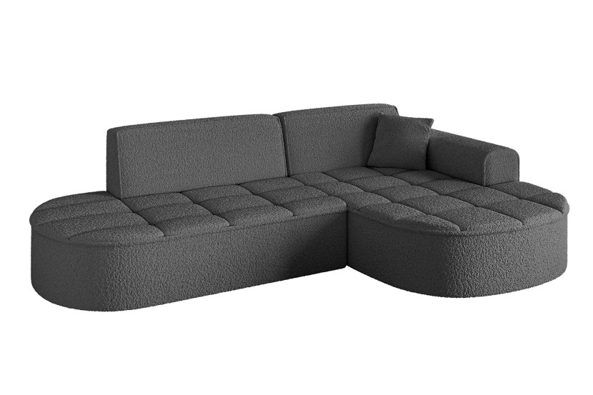 Narożnik prawostronny bez funkcji spania TARO-L1 - 243x171x79,5 Szary 800204