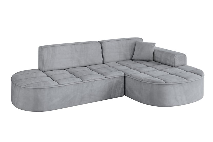 Narożnik prawostronny bez funkcji spania TARO-L1 - 243x171x79,5 Szary 800184