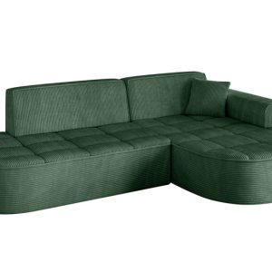 Narożnik prawostronny bez funkcji spania TARO-L1 – 243x171x79,5 Zielony 800290 Narożnik prawostronny bez funkcji spania TARO-L1 – 243x171x79,5 Zielony 800290