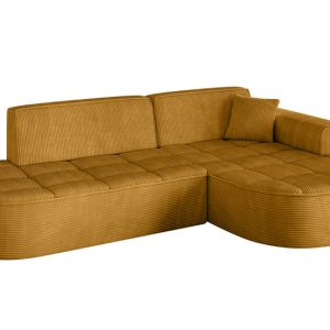 Narożnik prawostronny bez funkcji spania TARO-L1 – 243x171x79,5 Żółty 800221 Narożnik prawostronny bez funkcji spania TARO-L1 – 243x171x79,5 Żółty 800221