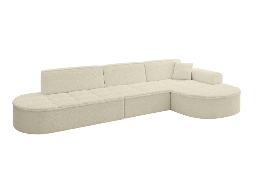Narożnik prawostronny bez funkcji spania TARO-L2 - 328x171x79,5 Beżowy 800200