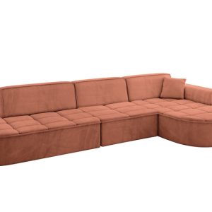 Narożnik prawostronny bez funkcji spania TARO-L2 – 328x171x79,5 Morelowy 800291 Narożnik prawostronny bez funkcji spania TARO-L2 – 328x171x79,5 Morelowy 800291