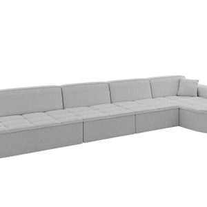 Narożnik prawostronny bez funkcji spania TARO-L3 413x171x79,5 Jasnoszary 800322