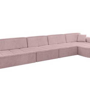 Narożnik prawostronny bez funkcji spania TARO-L3 – 413x171x79,5 Różowy 800295 Narożnik prawostronny bez funkcji spania TARO-L3 – 413x171x79,5 Różowy 800295