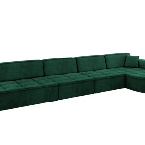 Narożnik prawostronny bez funkcji spania TARO-L3 – 413x171x79,5 Zielony 800181