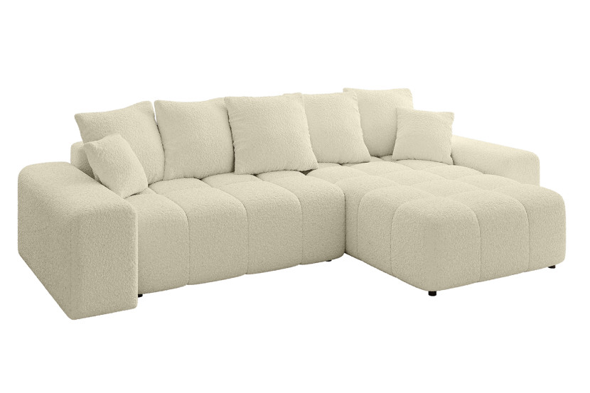 Narożnik prawostronny ENIL-L - 297x189x68 cm Beżowy 853793