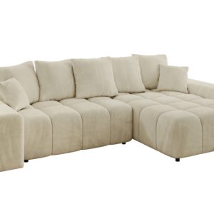 Narożnik prawostronny ENIL-L – 297x189x68 cm Beżowy 853919