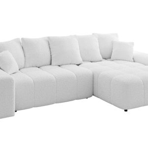 Narożnik prawostronny ENIL-L – 297x189x68 cm Biały 853877