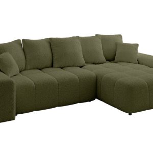 Narożnik prawostronny ENIL-L – 297x189x68 cm Zielony 853925 Narożnik prawostronny ENIL-L – 297x189x68 cm Zielony 853925