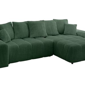 Narożnik prawostronny ENIL-L – 297x189x68 cm Zielony 853900 Narożnik prawostronny ENIL-L – 297x189x68 cm Zielony 853900