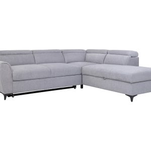 Narożnik prawostronny Lapis rozkładany z pojemnikiem szary 769832 Narożnik prawostronny Lapis rozkładany z pojemnikiem szary 769832