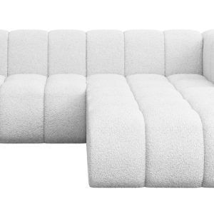 Narożnik prawostronny modułowy Darnel-L1 – 205x177x70 cm Biały 758519 Narożnik prawostronny modułowy Darnel-L1 – 205x177x70 cm Biały 758519