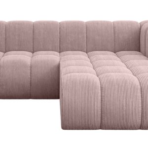 Narożnik prawostronny modułowy Darnel-L1 – 205x177x70 cm Różowy 758838 Narożnik prawostronny modułowy Darnel-L1 – 205x177x70 cm Różowy 758838