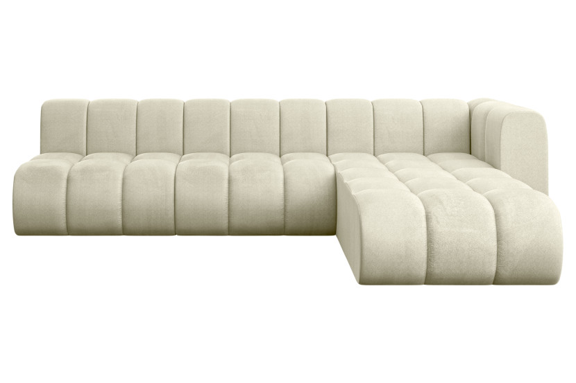 Narożnik prawostronny modułowy Darnel-L2 - 296x177x70 cm Beżowy 758743