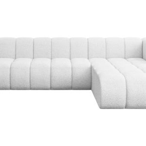 Narożnik prawostronny modułowy Darnel-L2 – 296x177x70 cm Biały 758539 Narożnik prawostronny modułowy Darnel-L2 – 296x177x70 cm Biały 758539
