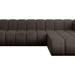 Narożnik prawostronny modułowy Darnel-L2 – 296x177x70 cm Brązowy 758906 Narożnik prawostronny modułowy Darnel-L2 – 296x177x70 cm Brązowy 758906