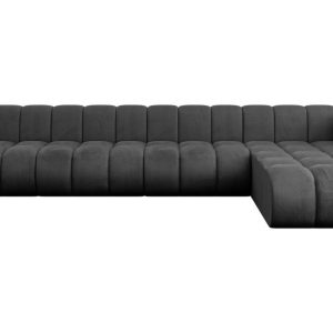 Narożnik prawostronny modułowy Darnel-L3 – 387x177x70 cm Czarny 758811 Narożnik prawostronny modułowy Darnel-L3 – 387x177x70 cm Czarny 758811