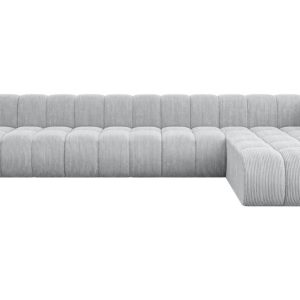 Narożnik prawostronny modułowy Darnel-L3 – 387x177x70 cm Szary 758708 Narożnik prawostronny modułowy Darnel-L3 – 387x177x70 cm Szary 758708