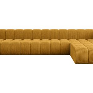 Narożnik prawostronny modułowy Darnel-L3 – 387x177x70 cm Żółty 758922 Narożnik prawostronny modułowy Darnel-L3 – 387x177x70 cm Żółty 758922