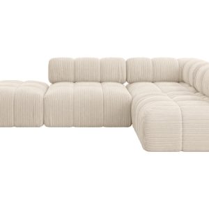 Narożnik prawostronny modułowy FAVIO-L1 285x190x70 cm Beżowy 728837 Narożnik prawostronny modułowy FAVIO-L1 285x190x70 cm Beżowy 728837