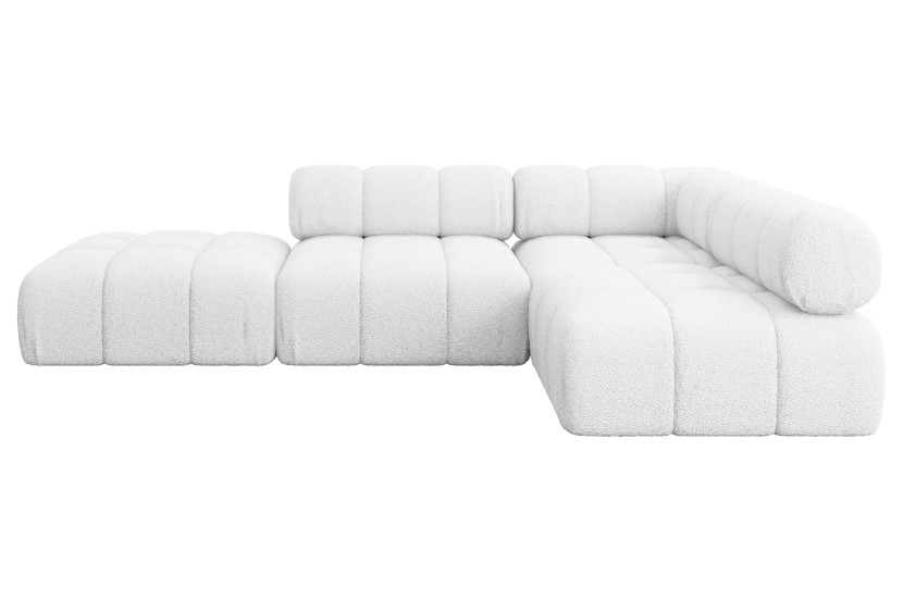 Narożnik prawostronny modułowy FAVIO-L1 285x190x70 cm Biały 728822