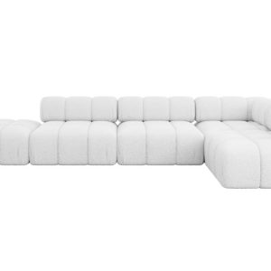 Narożnik prawostronny modułowy FAVIO-L2 380x190x70 cm Biały 707868 Narożnik prawostronny modułowy FAVIO-L2 380x190x70 cm Biały 707868