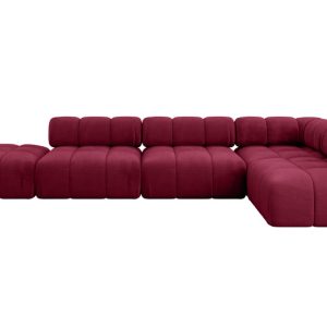 Narożnik prawostronny modułowy FAVIO-L2 380x190x70 cm Bordowy 707957 Narożnik prawostronny modułowy FAVIO-L2 380x190x70 cm Bordowy 707957