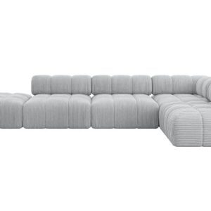 Narożnik prawostronny modułowy FAVIO-L2 380x190x70 cm Szary 708000 Narożnik prawostronny modułowy FAVIO-L2 380x190x70 cm Szary 708000